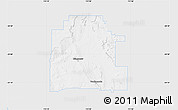 Silver Style Map of Mingenew, single color outside