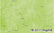 Physical 3D Map of Morawa