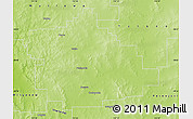 Physical Map of Morawa