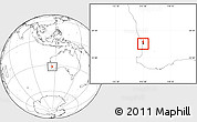 Blank Location Map of Subiaco