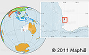 Political Location Map of Subiaco, highlighted parent region