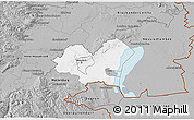 Gray 3D Map of Eisenstadt Umgebung