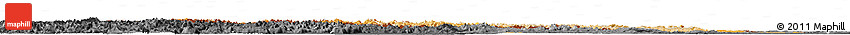 Political Shades Horizon Map of Austria, darken, desaturated