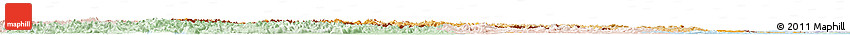 Political Shades Horizon Map of Austria, lighten