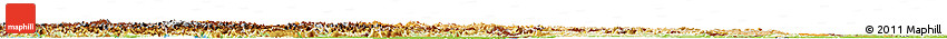 Political Shades Horizon Map of Austria, physical outside