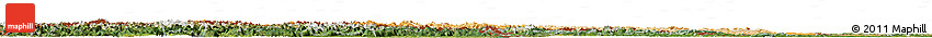 Political Shades Horizon Map of Austria, satellite outside