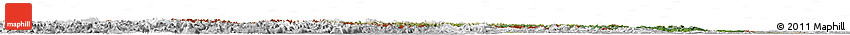 Satellite Horizon Map of Austria, lighten, desaturated