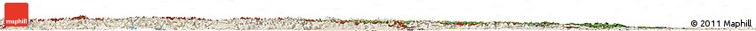 Satellite Horizon Map of Austria, shaded relief outside