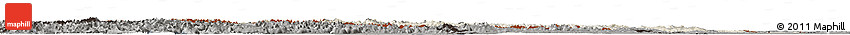 Shaded Relief Horizon Map of Austria, darken, semi-desaturated
