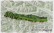 Satellite 3D Map of Hermagor, lighten