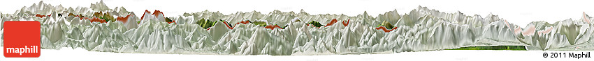 Satellite Horizon Map of Hermagor, lighten