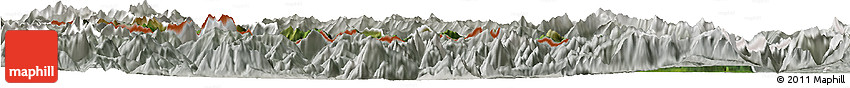 Satellite Horizon Map of Hermagor, lighten, semi-desaturated