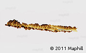 Physical Panoramic Map of Hermagor, cropped outside