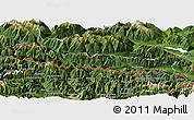 Satellite Panoramic Map of Hermagor