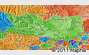 Political Shades Map of Kärnten