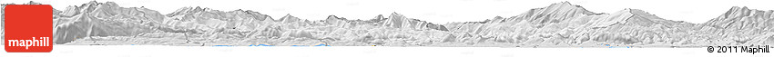 Silver Style Horizon Map of Sankt Veit An Der Glan