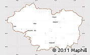 Classic Style Simple Map of Sankt Veit an der Glan, cropped outside