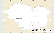 Classic Style Simple Map of Sankt Veit an der Glan, single color outside