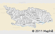 Classic Style 3D Map of Spittal an der Drau, single color outside