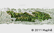 Satellite Panoramic Map of Spittal an der Drau, lighten