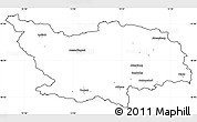 Blank Simple Map of Spittal an der Drau, cropped outside