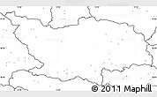 Blank Simple Map of Spittal an der Drau, no labels