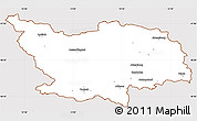 Classic Style Simple Map of Spittal an der Drau, cropped outside
