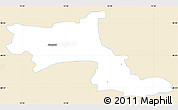 Classic Style Simple Map of Krems an der Donau, single color outside