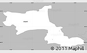Gray Simple Map of Krems an der Donau