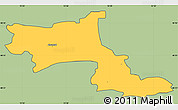 Savanna Style Simple Map of Krems an der Donau, cropped outside
