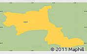 Savanna Style Simple Map of Krems an der Donau, single color outside
