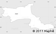 Silver Style Simple Map of Krems an der Donau