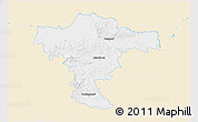 Classic Style 3D Map of Mistelbach, single color outside