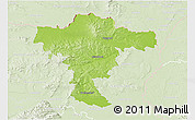 Physical 3D Map of Mistelbach, lighten