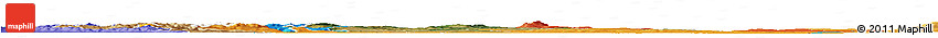 Satellite Horizon Map of Mistelbach, political outside