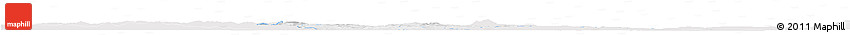 Silver Style Horizon Map of Mistelbach, single color outside