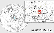 Blank Location Map of Mistelbach