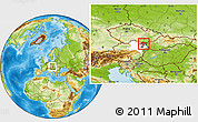 Physical Location Map of Mistelbach, highlighted parent region