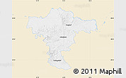 Classic Style Map of Mistelbach, single color outside