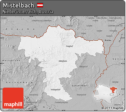 Gray Map of Mistelbach