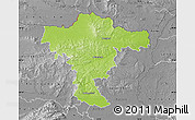 Physical Map of Mistelbach, desaturated