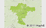 Physical Map of Mistelbach, lighten