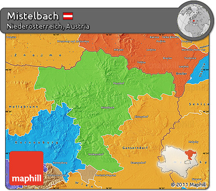 Political Map of Mistelbach