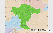 Political Map of Mistelbach, lighten