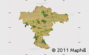Satellite Map of Mistelbach, cropped outside