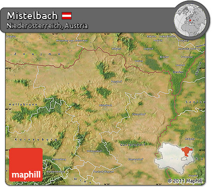 Satellite Map of Mistelbach