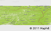 Physical Panoramic Map of Mistelbach