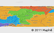 Political Panoramic Map of Mistelbach
