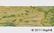 Satellite Panoramic Map of Mistelbach