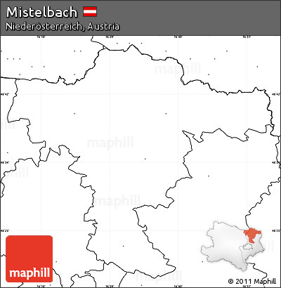 Blank Simple Map of Mistelbach, no labels